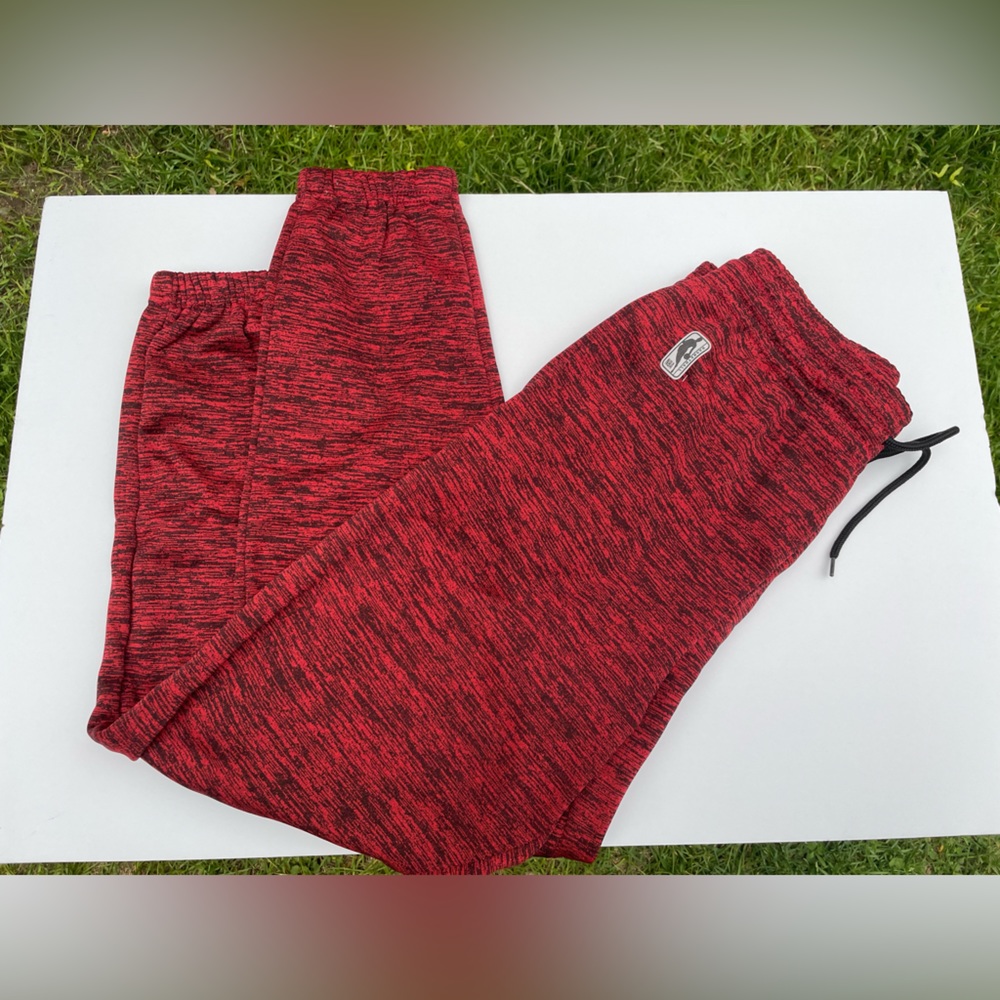 NBA Mens Jogger/Sweatpants- Red&Black- Size:Medium